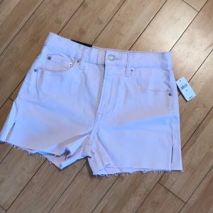 Light Pink Jean Shorts